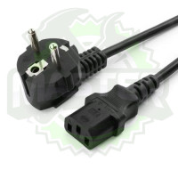 Кабель живлення PC-186, Black, 1.8 м, Atcom, CEE 7/7 - IEC C13, 3x0.75 мм² (4547)