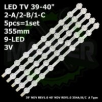 LED підсвітка TV 39-40" 3V 9-led 355mm 39PF3025D 40L1333DB VES400UNDC-01 VES390UNDC-01 5шт