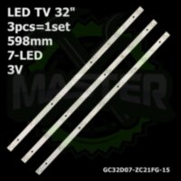 LED підсвітка TV 32" Ergo inch 598mm 7-led RF-EG320B32-0701S-07A1 GC32D07-ZC21FG-15 3шт
