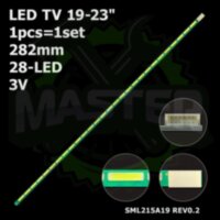 LED підсвітка TV 19-23" 215WF3 LM215WF3 22MP55 IPS224 22EA53TA 22MP57 215DA41 LM215WF4 SML215A19 1шт.