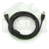 Подовжувач USB 2.0 AM/AF, 3.0m, 1 ферит, чорний