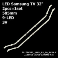 LED підсвітка TV 32" Samsung inch 2017SVS32_28N1_B2_09_REV1.7_131015 D3GE-320SM0-R2 D3GE-320SM0-R1 2шт.