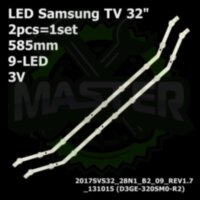 LED підсвітка TV 32" Samsung inch 2017SVS32_28N1_B2_09_REV1.7_131015 D3GE-320SM0-R2 D3GE-320SM0-R1 2шт.
