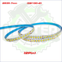 Світлодіодна стрічка для ремонту люстри 2835-7mm-180D 5B10C 2pin