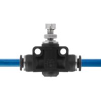 З'єднання INTERTOOL PT-2396 цангове пряме з регулятором для поліуретанових та ін. шлангів 6×6 мм