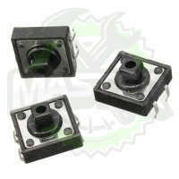 Кнопка тактова 4pin 12x12x7.3mm, шток 3.8mm /China