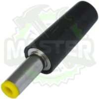 Штекер живлення DC 5.5x2.5x14mm, жовтий, бакелітовий корпус