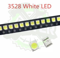 LED Світлодіод 3528/1210 3V 1.0W SMD 10000K, 3.0-3.3V, 6.0-7.0Lm, JF (біло-лунний)