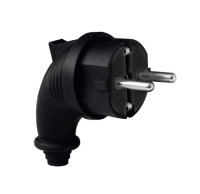 Вилка каучукова з боковим введенням 2P+PE IP44 RUBBER Techno Systems