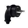Вилка каучукова з бічним введенням 2P+PE IP44 RUBBER Techno Systems