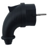 Вилка каучукова з бічним введенням 2P+PE IP44 RUBBER Techno Systems