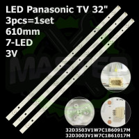 LED підсвітка TV 32" Panasonic 32D3503V1W7C1B60917M PN-EL-32-21-V0 PN-EL-32-21—V0 PN:191119009 TH-32D410T 3шт