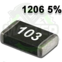Резистор 10 kOm +- 5% SMD 1206