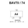 Діод BAV70 /SOT-23 (Vr=70V, If=215ma)